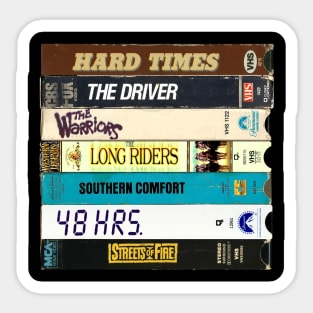 Walter Hill VHS Tapes Sticker